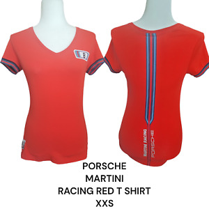 Porsche Women's Martini Racing Red Logo Stripe Top XXS