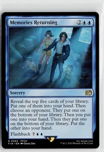Magic The Gathering Final Fantasy Memories Returning x1 casi nuevo raro - Imagen 1 de 2