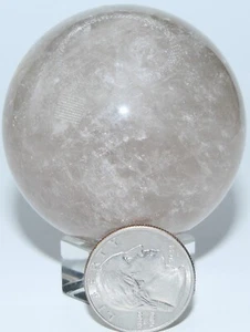 AAA Madagascar Smoky Quartz Sphere / 2.20" (55.88 mm) / 8.50 oz (240.97 gr) 3310 - Picture 1 of 20