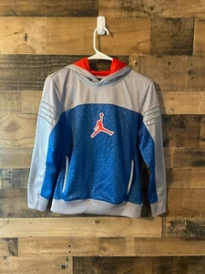 Michael Jordan Nike Therma-Fit Hoodie Sweatshirt Boy's Size Large EUC - Picture 1 of 4