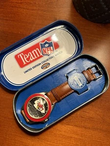 Vintage Kansas City Chiefs Fossil watch 1993 Limited Edition 1235/15,000 RARE - Picture 1 of 13