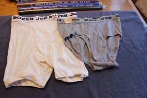Vintage Joe Boxer 2-pair Men's briefs (Size XL/EG 40-42) NOS, unused w/tags