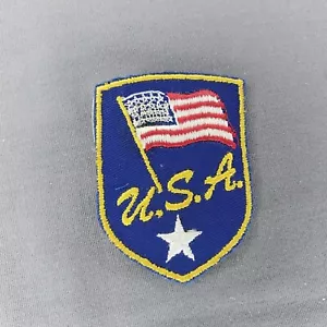 USA Flagge 2 3/4" Souvenir Aufnäher Reisender - Bild 1 von 2