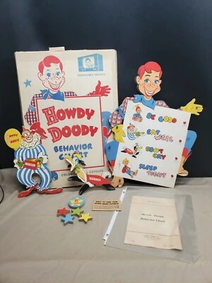 The Howdy Doody Behavior Chart Copyright 1949 (Wall Hanging) - image 1 of 4