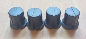 Ham Radio 4 Lex B-15 Teac Knobs Size 15mm x 6mm Used We Ship Worlwide - Picture 1 of 1