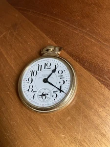 16 Size Waltham Vanguard 23 Jewel Railroad Style Pocket Watch 1908 Model GF - Picture 1 of 18
