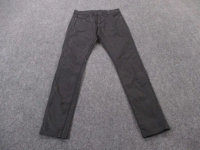 Pantalones de mezclilla G Star para hombre 29 X 32 negros crudos vend ajustados encerados grunge patinador Foto 1 de 4