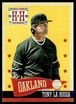 2013 Panini Hometown Heroes Tony LaRussa Oakland Athletics #198 - Image 1 of 2
