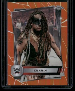 2025 Topps Chrome WWE #179 Valhalla Orange Refractor #/25 - Picture 1 of 2
