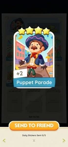 (Set 14 #5) Puppet Parade 4⭐ Sticker - Escape Summer Album - Bild 1 von 1