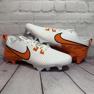 Nike Air Vapor Edge Speed 360 2 White Orange Football Cleats FQ4045-100 Size 10 - Picture 1 of 11