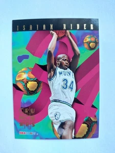 NBA - 1995-96 Skybox Hoops Isaiah RIDER Number Crunchers Card #21 Timberwolves - Picture 1 of 2