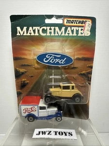MATCHBOX SUPERFAST MATCHMATES FORD MODEL A CAR & PEPSI-COLA TRUCK - NEU - 261 - Bild 1 von 10