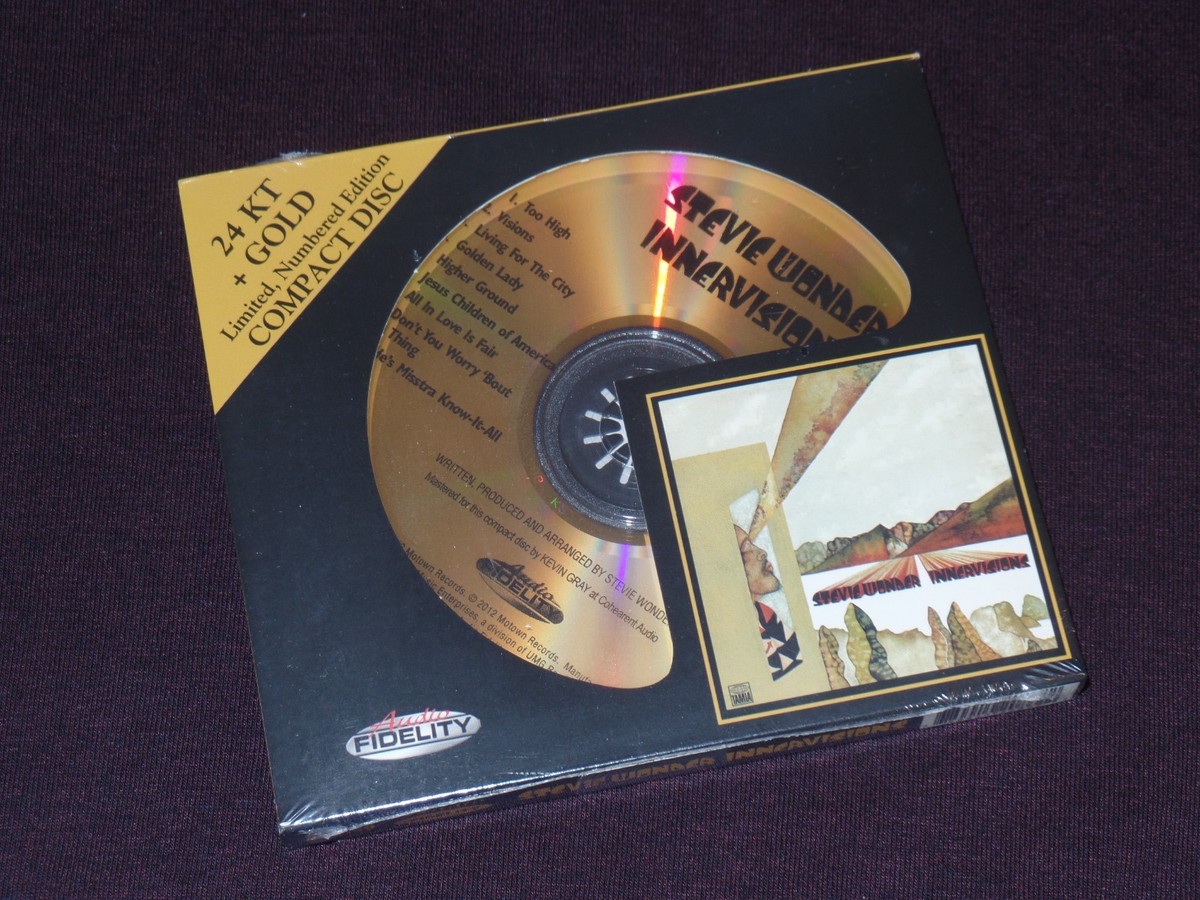 24k Gold Disc Music CDs Stevie Wonder | eBay