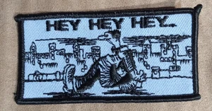 HEY HEY HEY MR NATURAL PATCH ROBERT CRUMB 70’s VINTAGE UNIQUE 4x2" - Picture 1 of 8