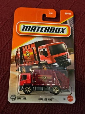 Matchbox 2025 Garbage King # 99/125 Red City Waste Services Trash - Image 1 of 4
