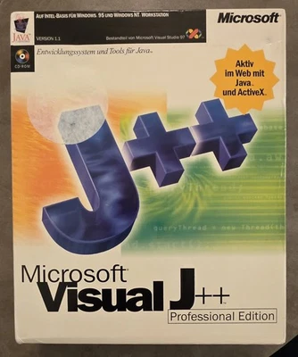 RARITÄT - Microsoft Visual J++ Version  1.1  Professional - Deutsch - Bild 1 von 4