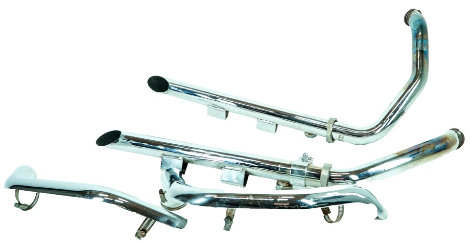 05 Harley Sportster XL883L 883 OEM tubos de cabezal de escape oxidados puntos picados 1368 Foto 1 de 4