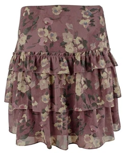 Lauren Ralph Lauren Damen-Minirock Blumenmuster Crinkle Georgette - Bild 1 von 5