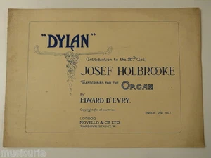 Orgel JOSEF HOLBROOKE Dylan, Einführung in Akt 2 - Bild 1 von 1