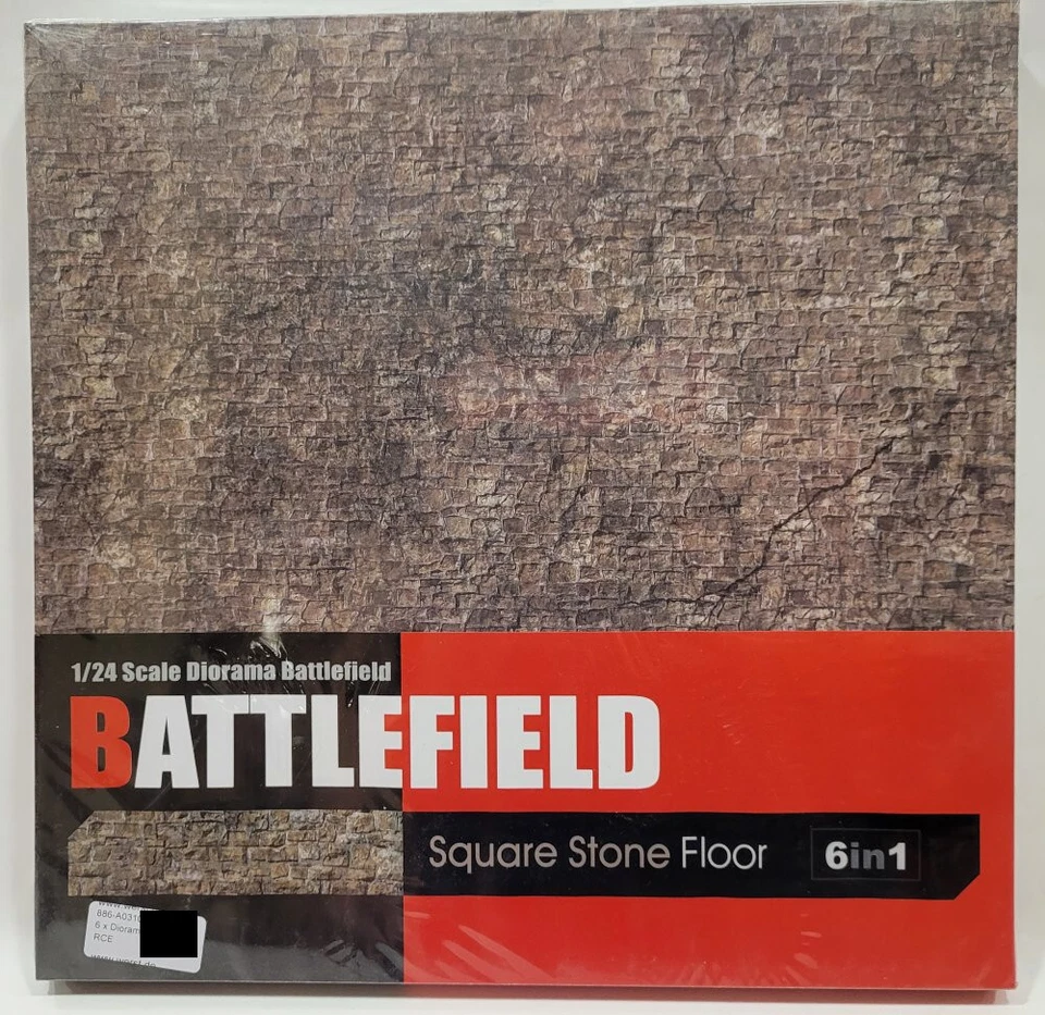 VS Tank A03102623 6 x Dioramabodenplatte Square Stone Floor 175 cm x 173cm  1:24 - Bild 1 von 1