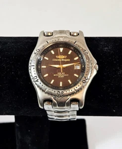 Charles Vogele Watch, CV-7763, Water Resistant, Solar, Titanium, Working - Picture 1 of 16
