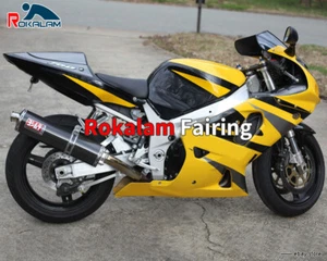 Carenado amarillo bicicleta deportiva para Suzuki K1 GSXR750 GSXR600 2001 02 2003 - Imagen 1 de 1