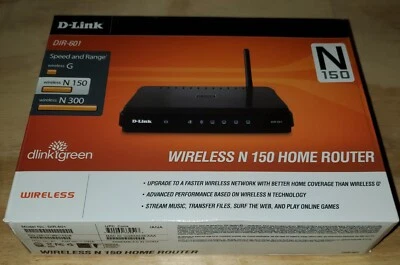 D-Link N150 Home 150 Mbps 4-Port 10/100 Wireless N Router (DIR-601) - Image 1 of 4