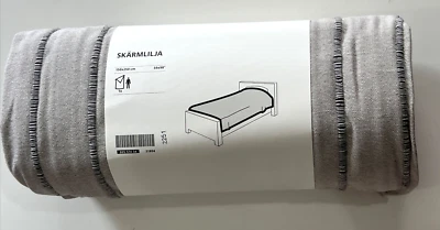 IKEA SKARMLILJA Bedspread Gray 59" x 98" Cover Bed 805.574.34  NEW - Image 1 of 4
