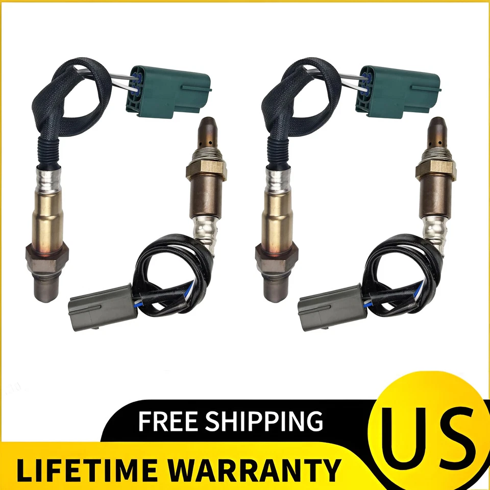 Upstream Downstream 4PCS O2 02 Oxygen Sensors For Nissan Pathfinder 5.6L 2008-12 - Image 1 of 4