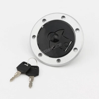 Tapa del tanque de combustible de gasolina con llaves para Kawasaki Ninja ZX6 ZX600E ZX6R ZX600F ZX600G Foto 1 de 4