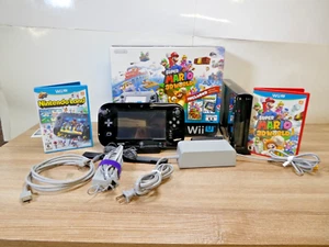 Wii U Super Mario 3D World Deluxe Set 32GB In Original Box - Picture 1 of 12