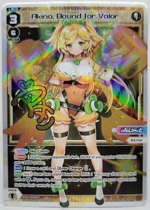 Akino, Bound for Valor WXDi-P058 [EN] PR WIXOSS CHANGING DIVA Signed - Picture 1 of 1