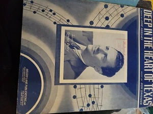 Vtg Sheet Music DEEP In The Heart of Texas G. Duffy Piano Guitar 1941 VG S372 - Picture 1 of 4