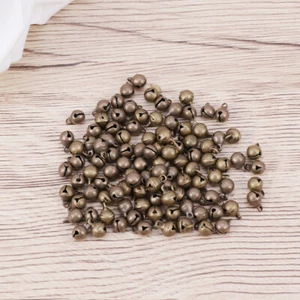 100 Pcs Jingle Bell Necklaces DIY Bells Accessories Charm Drops Charms Craft - Afbeelding 1 van 10