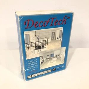 DECOTECH INTERIOR HOME DESIGN PULSAR SOFTWARE 1993 COMPLETE SET W/ FLOPPY DISKS - Picture 1 of 8