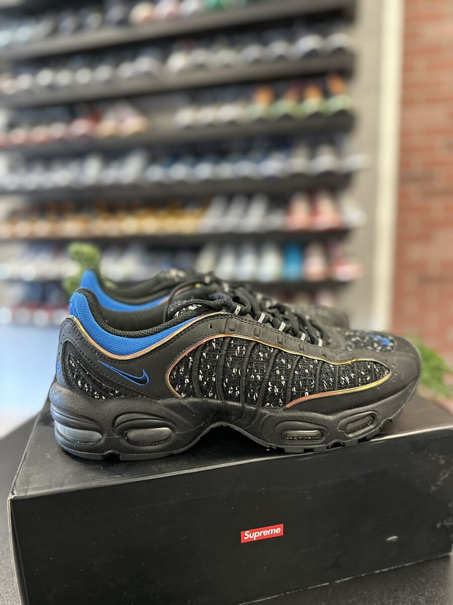 Nike Supreme x Air Max Tailwind 4 Black Cobalt for Sale Nike Supreme x Air Max Tailwind 4 Black Cobalt for Sale