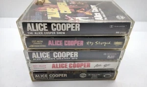 5x Alice Cooper School’s Out Trash Greatest Hits Stupid Etc Cassette Tape Lot - Bild 1 von 3