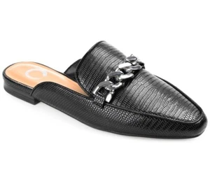 Mules Hazina de cuero vegano para mujer Journee Collection 7,5 M - Imagen 1 de 8