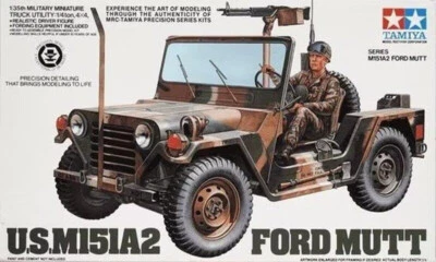 TAMIYA 35123 FORD MUTT U.S. M151A2  SCALA 1/35 151079 - Immagine 1 di 2