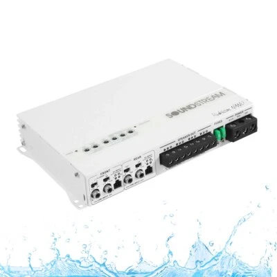 SOUNDSTREAM MR4.1400D 1400 WATT 4-CHANNEL MARINE BOAT CAR AMPLIFIER STEREO AMP - Image 1 of 4