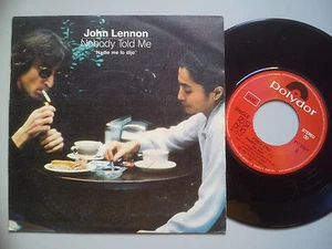 JOHN LENNON – ‘’NOBODY TOLD ME’’ – SPANISH VINYL SINGLE. - Bild 1 von 2
