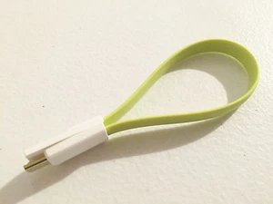 MAGNETIC 8" FLAT NOODLE USB Data charger Cable micro FOR samsung galaxy s6 s7 - Picture 1 of 10