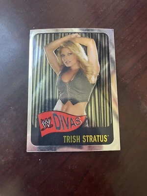 Trish Stratus 2006 WWE WWF Divas Topps Chrome Heritage Card # 60💥 - Image 1 of 2