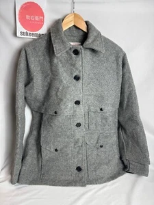 Filson Double Mackinaw Cruiser Wool Jacket Gray Size Length:28.8" Made in USA - Picture 1 of 23