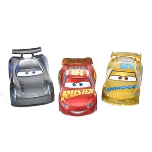 Disney Cars Lightning McQueen, Cruz Ramirez, Jackson Storm Pull Back Car - Picture 1 of 6