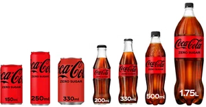 Coca Cola Zero sugar Soft Drink Multiple Pack - Picture 1 of 8