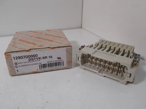Nuevo en caja Weidmuller DSTVK-SR 16 conector inserto - Imagen 1 de 4