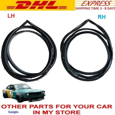 MAZDA RX3 RX-3 SAVANNA ( 808 2 DOOR MODEL ) LH  RH DOOR WEATHERSTRIP SEAL TRIM - Image 1 of 4
