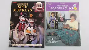 Calcetín de ganchillo de artes de ocio monos y tienda de agujas para silla de ruedas Lapghans y bolsos - Imagen 1 de 3